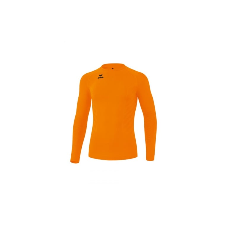 Erima Funktionsunterwäsche Langarmshirt Athletic Rundhals (nahtlos) orange Herren